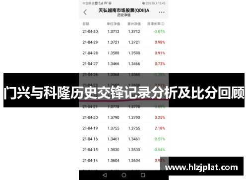 门兴与科隆历史交锋记录分析及比分回顾